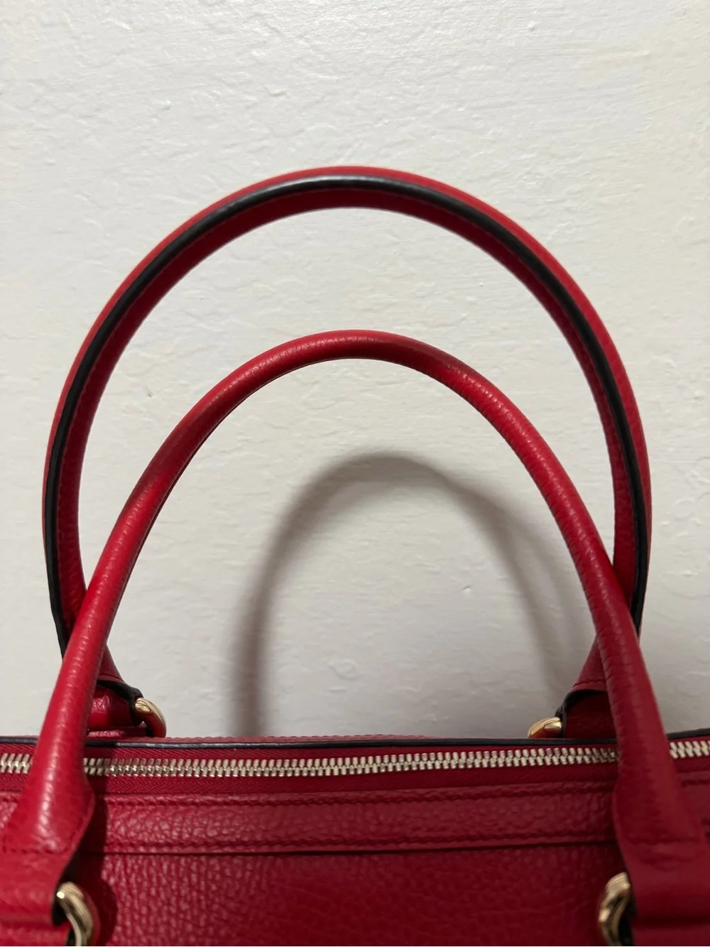 Gucci Red Calfskin Satchel
